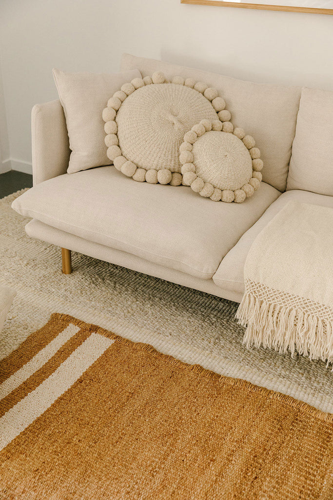 Classica Pom Pom Cushion #1 Mini | Natural