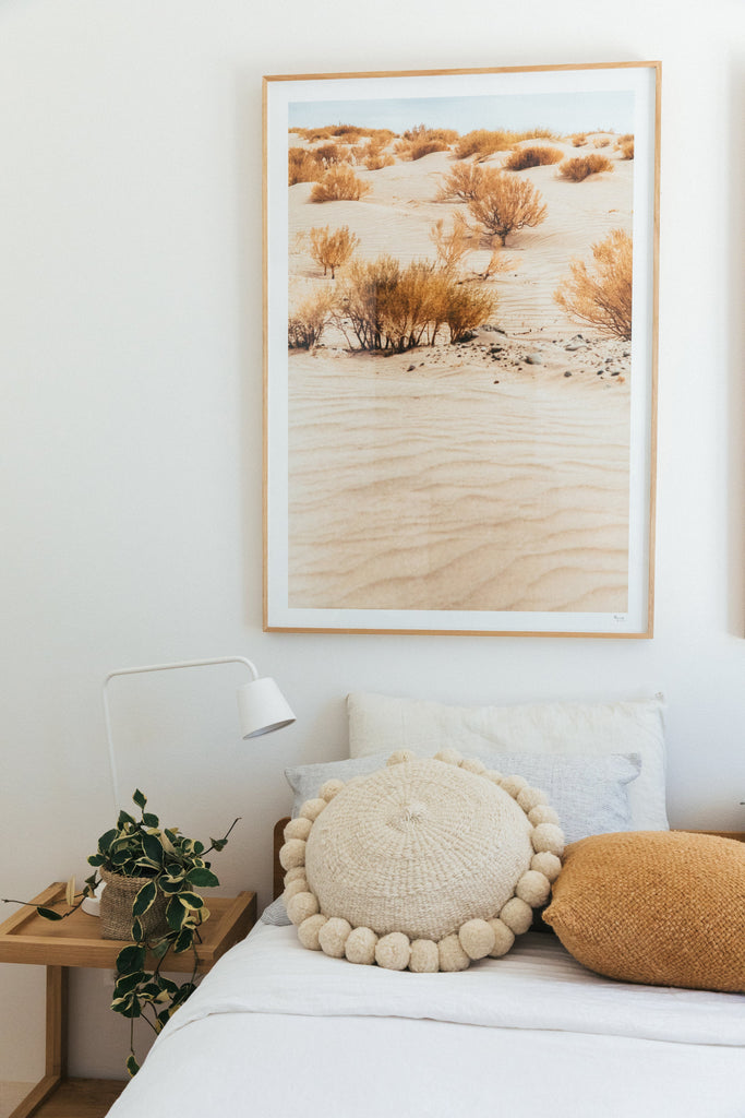 Classica Pom Pom Cushion #1 Large | Natural