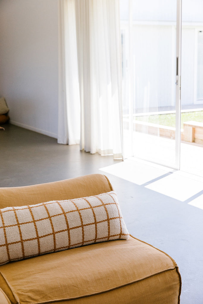 Sara XL Lumbar Cushion | Desert & Natural