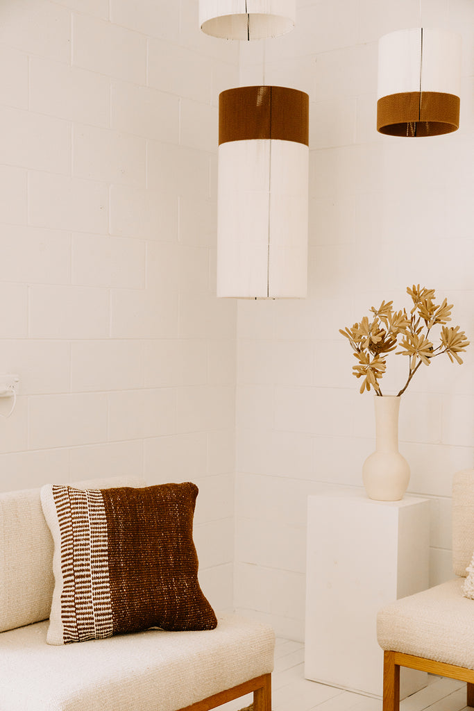 Maria Cushion | Rust & Natural