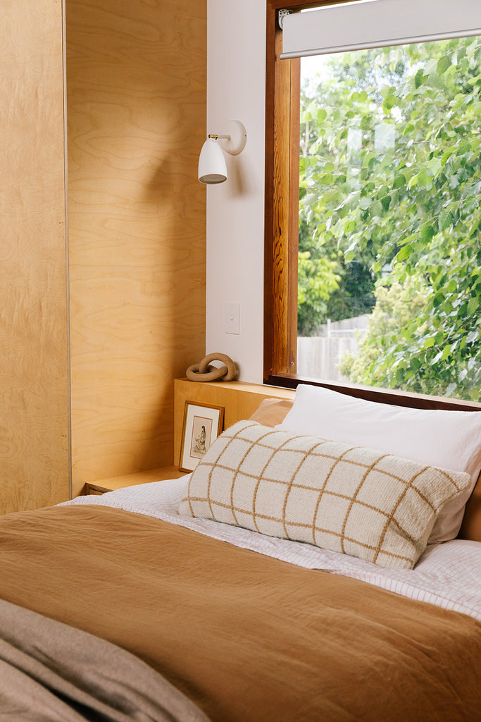 Sara XL Lumbar Cushion | Sand & Natural