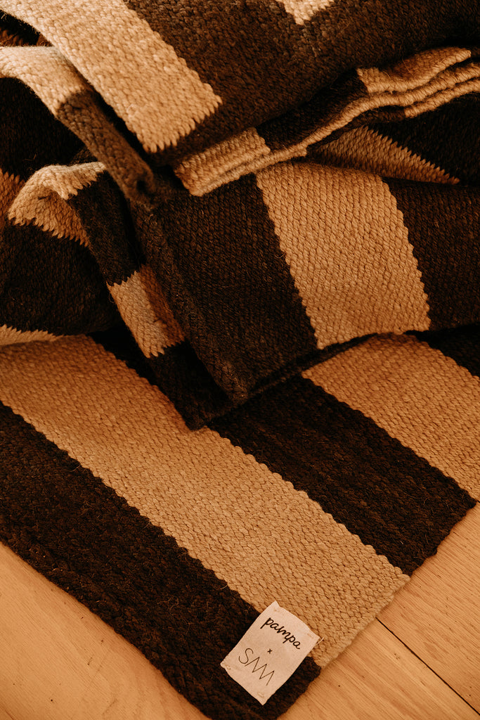 Land Woven | Coffee & Camel