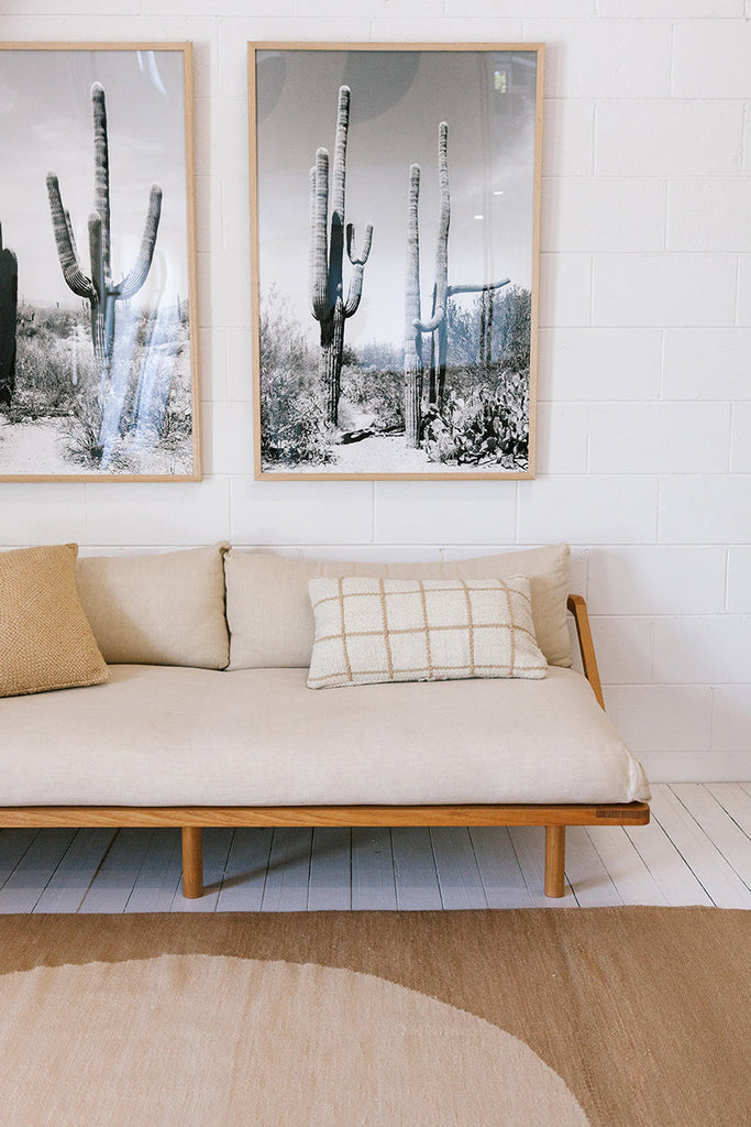 Sara Lumbar Cushion | Sand & Natural