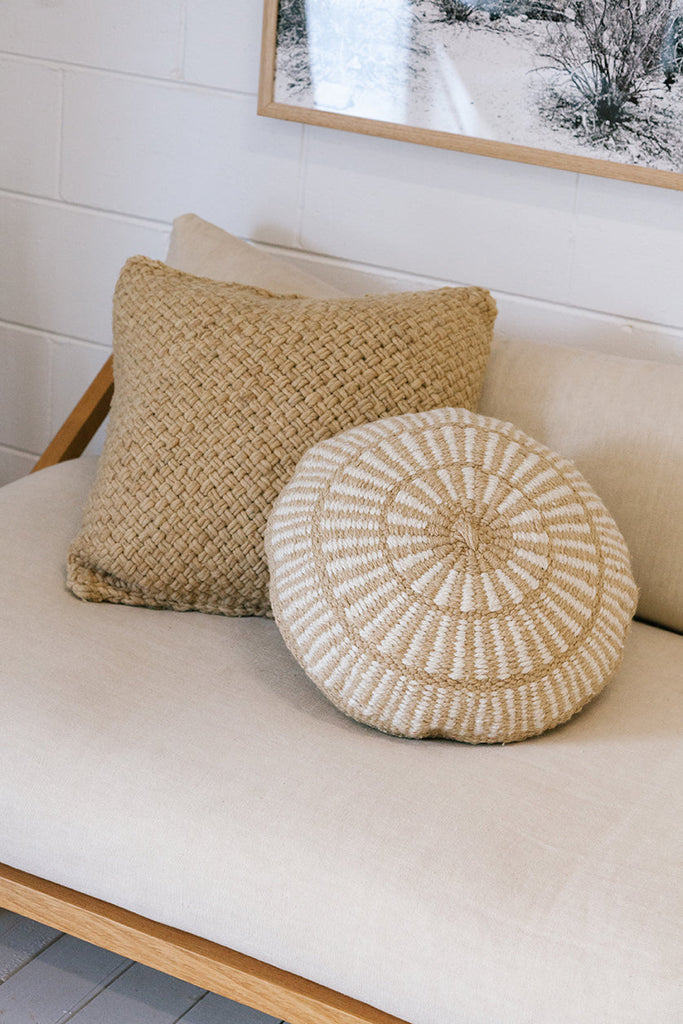 Sierra Cushion | Sand & Natural