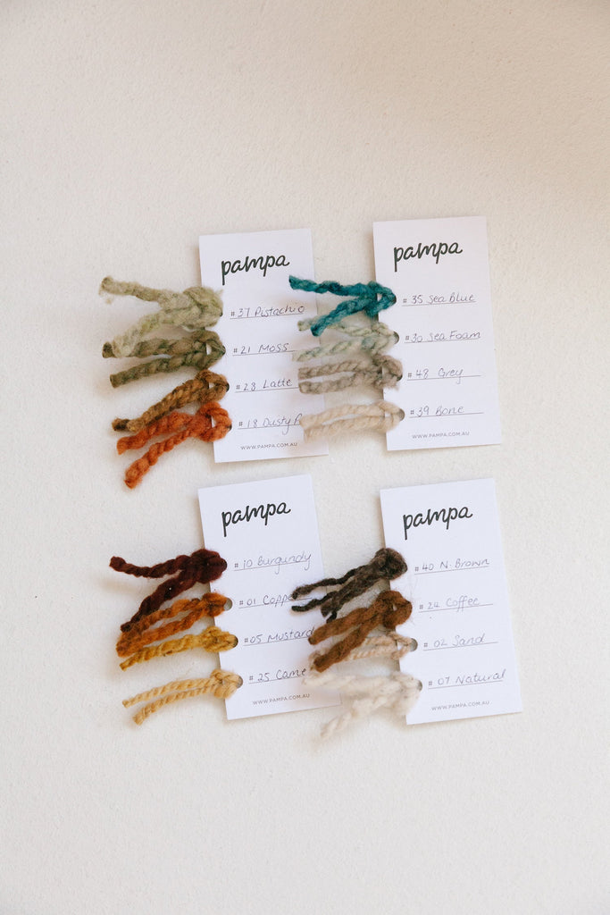 Yarn Color Samples | Thick Weave