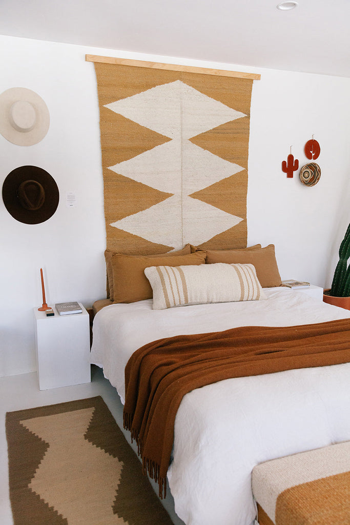 Josefa Lumbar XL Cushion | Sand & Natural