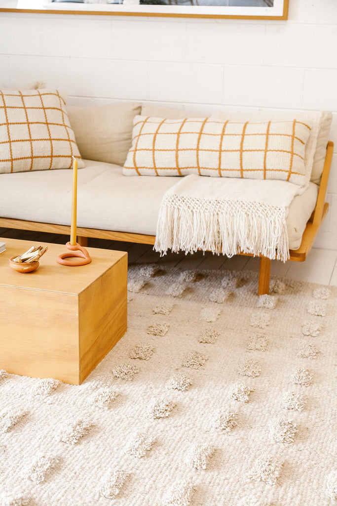 Sara XL Lumbar Cushion | Desert & Natural