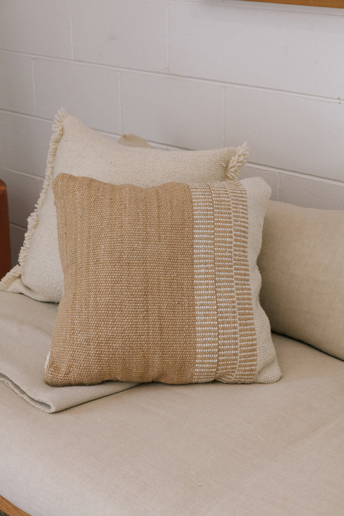 Maria Cushion | Sand & Natural