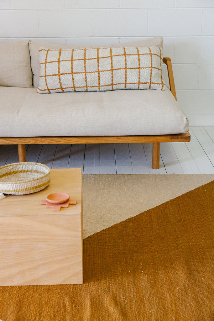 Sara XL Lumbar Cushion | Desert & Natural