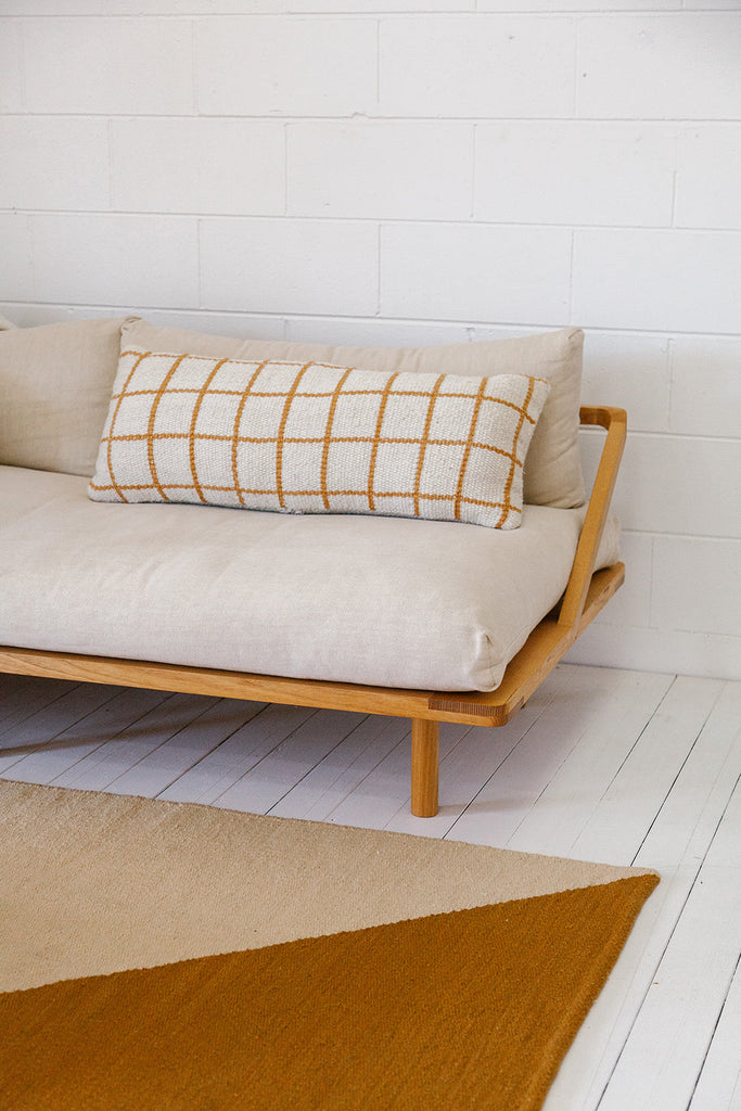 Sara XL Lumbar Cushion | Desert & Natural