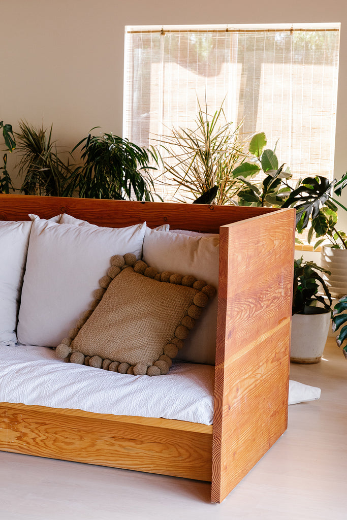 Classica Pom Pom Cushion #2 Large | Sand