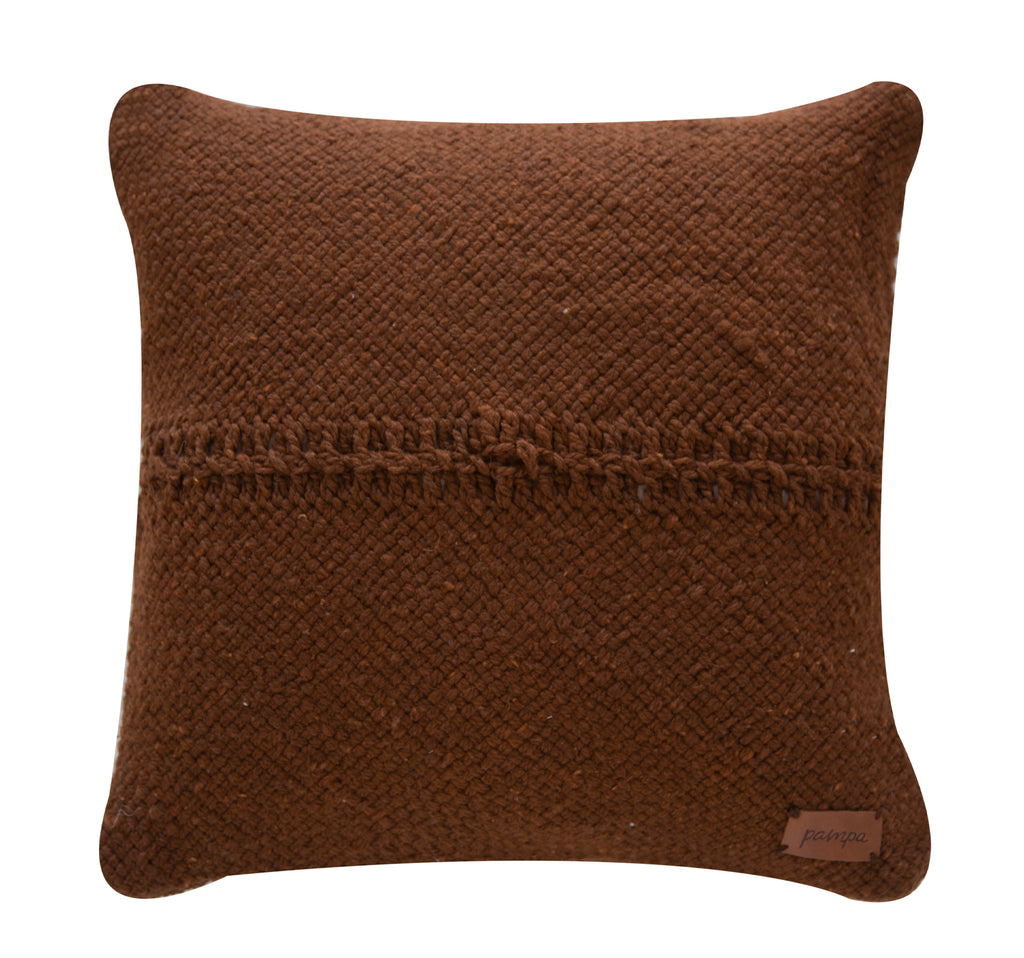Selva Cushion | Sand & Rust