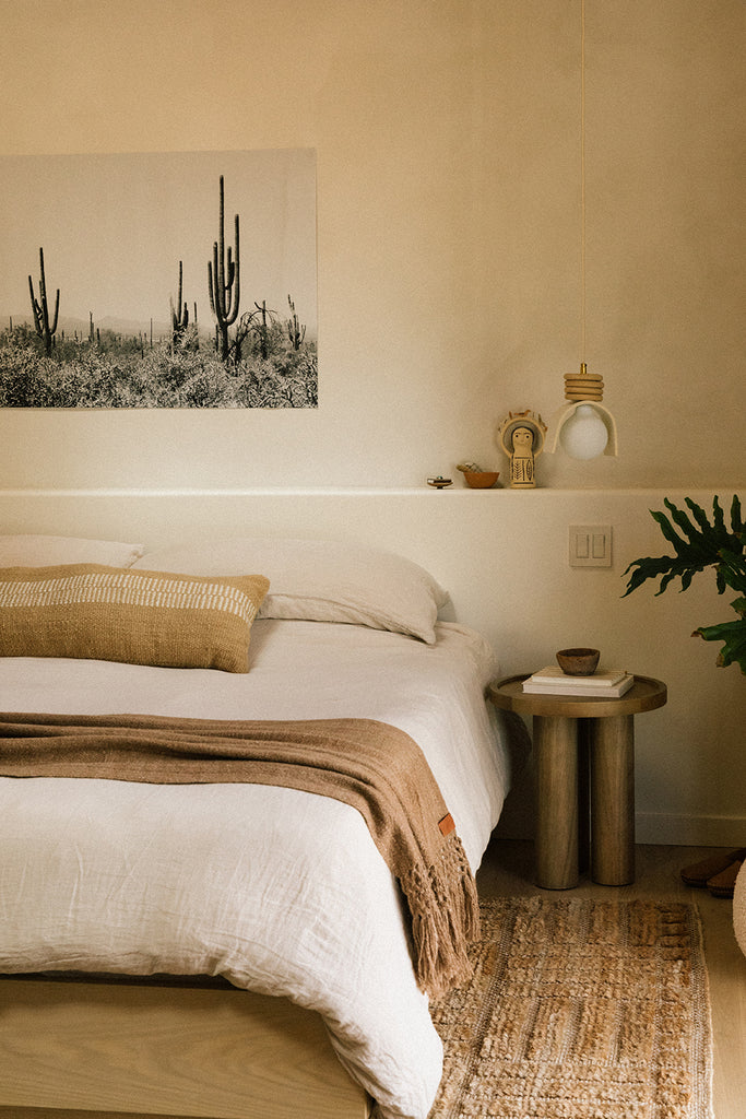 Rosana XL Lumbar Cushion | Sand & Natural