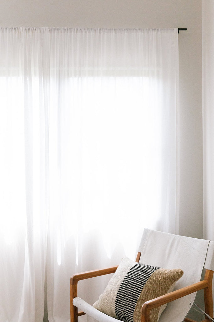 Paloma Cushion | Natural White, Sand & Black