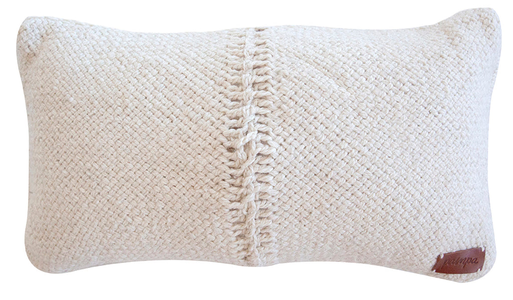 Paloma Lumbar Cushion | Natural White, Sand & Black