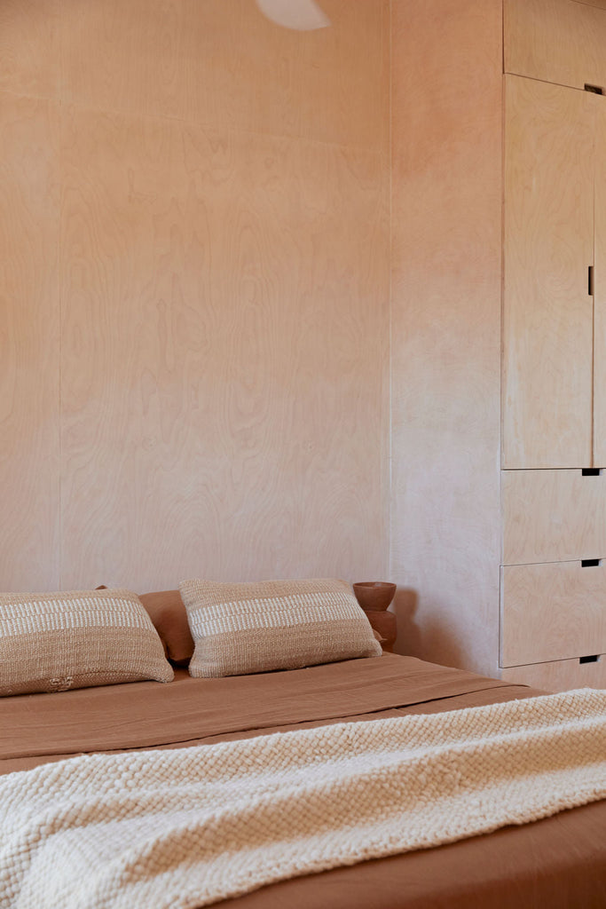 Rosana Lumbar Cushion | Sand & Natural