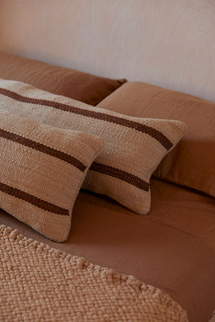 Tomasa Lumbar XL Cushion | Sand & Rust