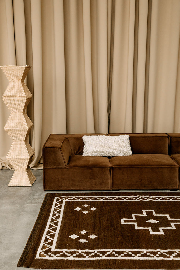 Cruz | Natural Brown & White