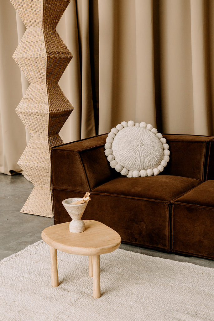 Classica Pom Pom Cushion #1 Large | Natural