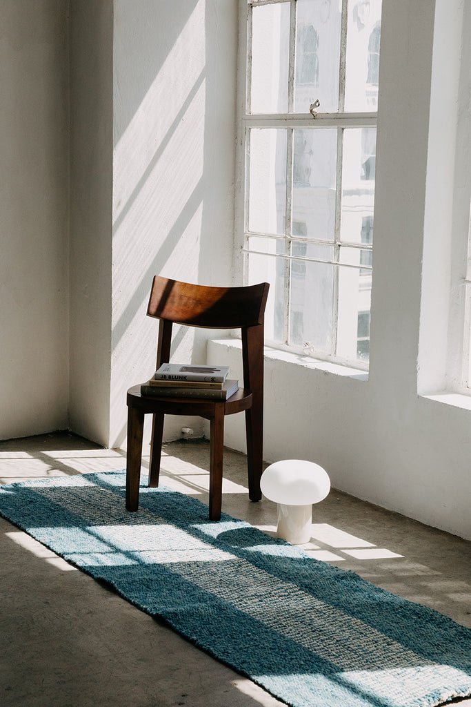 Rosana Runner | Sea Blue & Natural