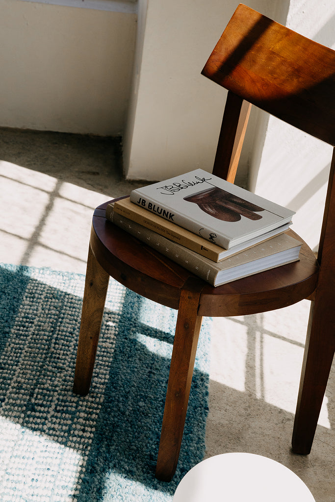 Rosana Runner | Sea Blue & Natural