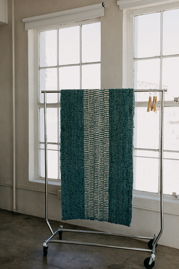 Rosana Runner | Sea Blue & Natural
