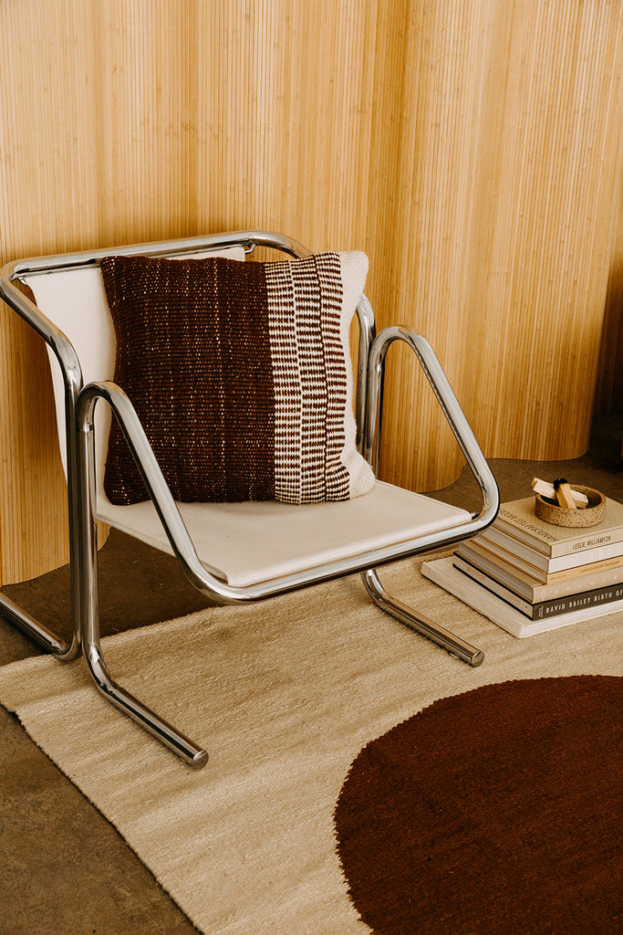 Maria Cushion | Rust & Natural