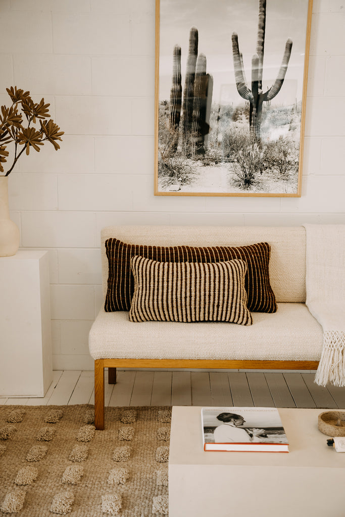 Selva Lumbar Cushion | Sand & Rust