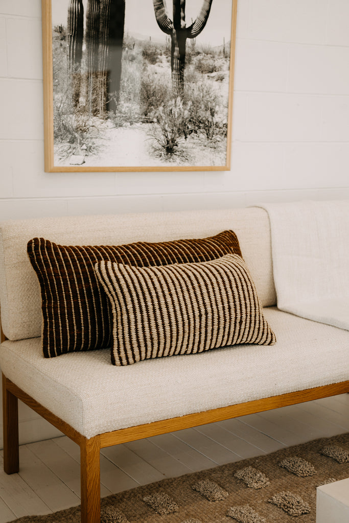 Selva Lumbar Cushion | Sand & Rust