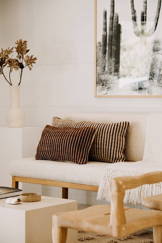 Selva Lumbar Cushion | Rust & Sand