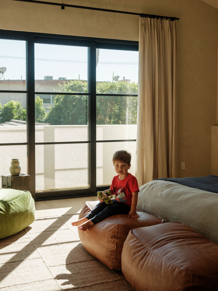 Dume Ottoman - Vegan Leather