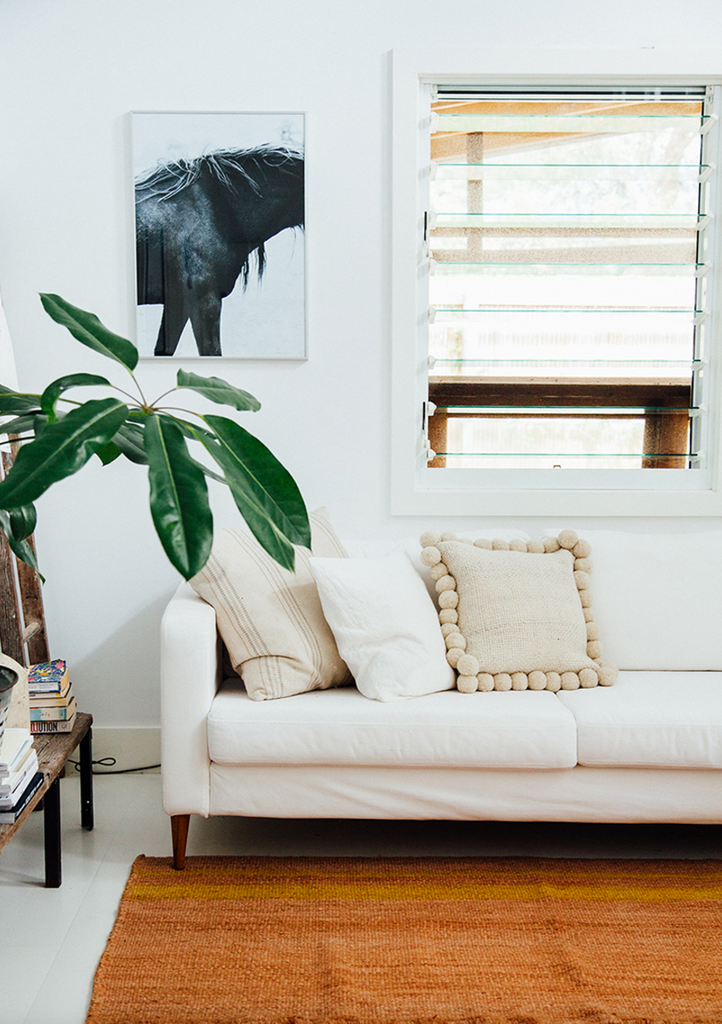 Classica Pom Pom Cushion #2 Large | Natural