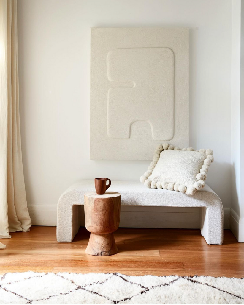 Classica Pom Pom Cushion #2 Large | Natural