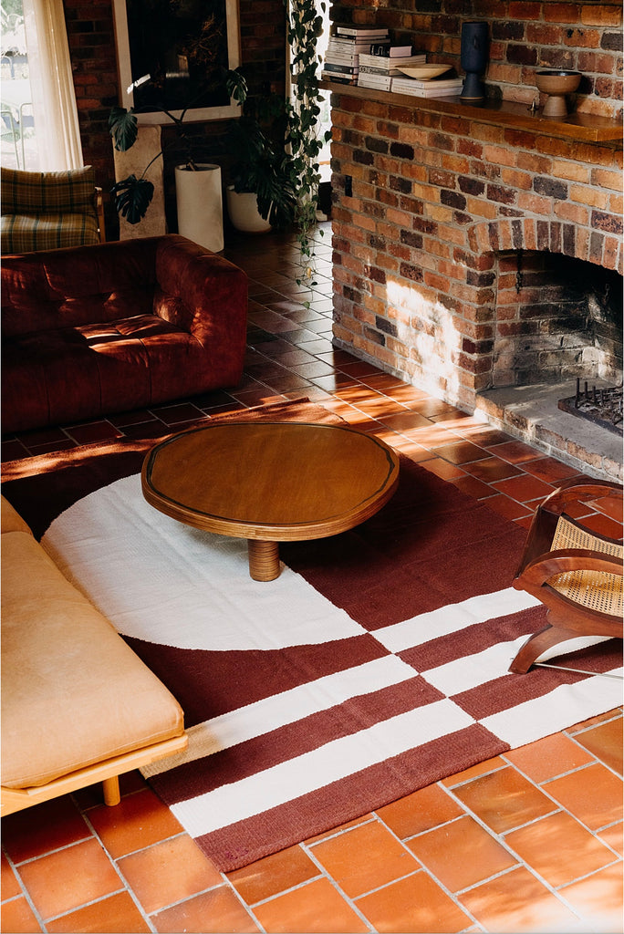 Haus #3 | Burgundy & Natural