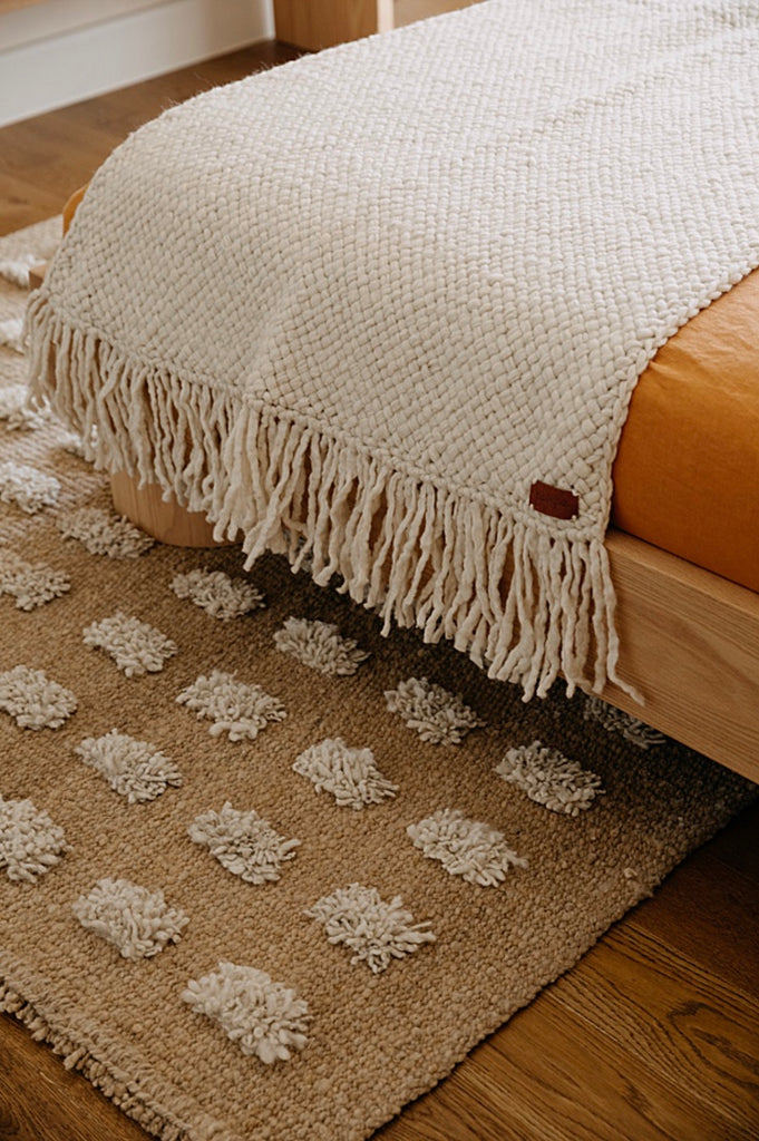 Monte Throw | Natural White