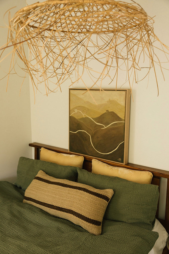 Tomasa Lumbar XL Cushion | Sand & Rust