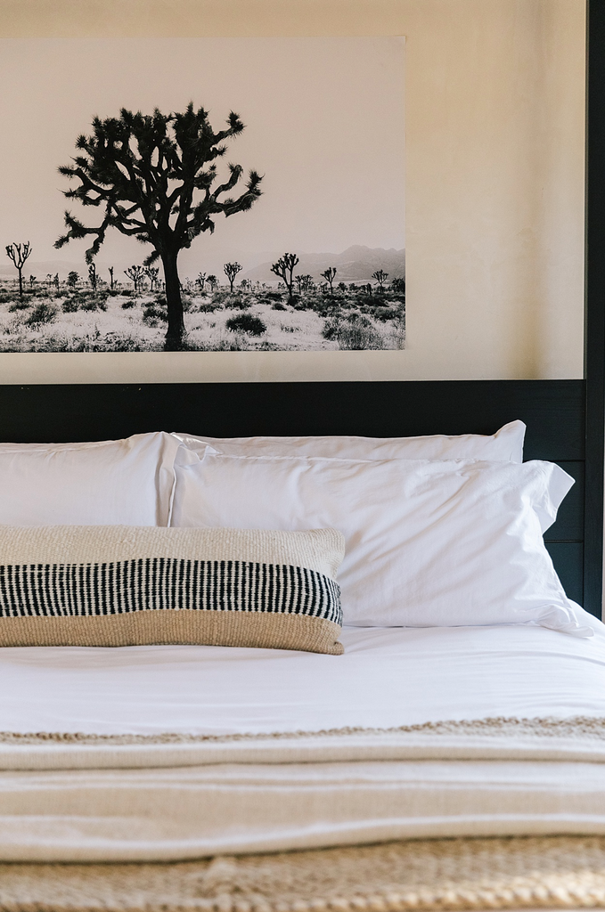 Paloma XL Lumbar Cushion | Natural White, Sand & Black