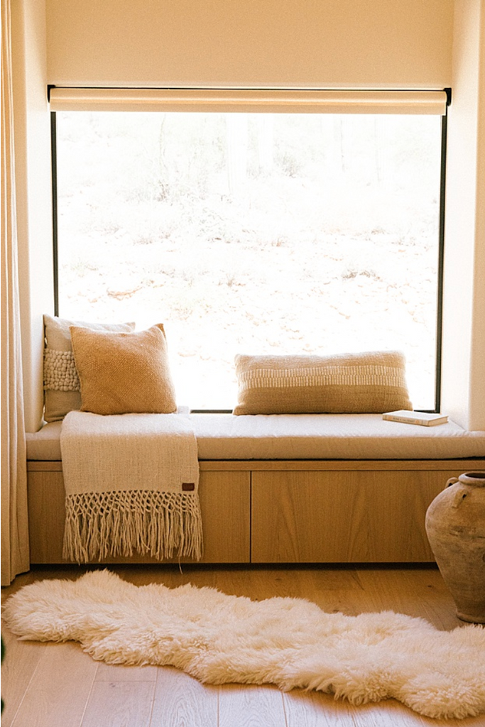 Rosana XL Lumbar Cushion | Sand & Natural