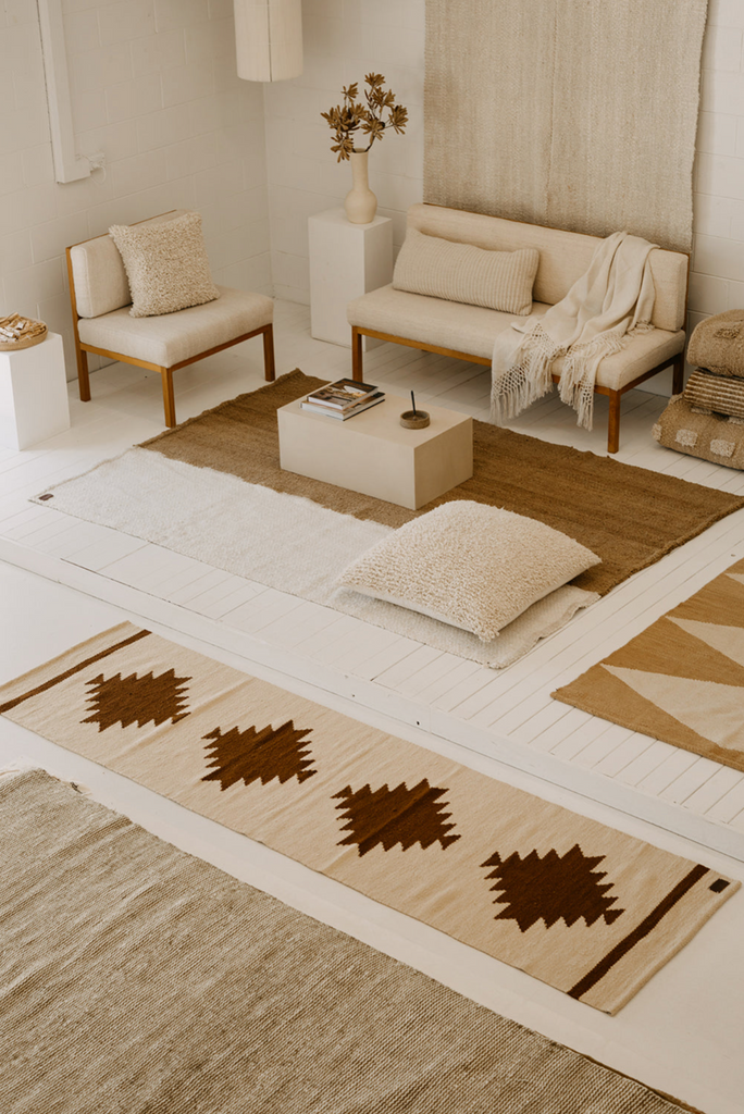 Juana Runner | Bone & Chestnut