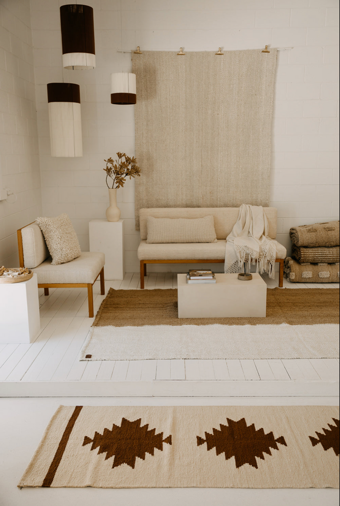 Juana Runner | Bone & Chestnut