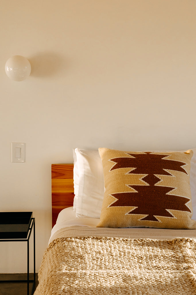 Southwest Cushion #3 | Straw, Natural & Chestnut