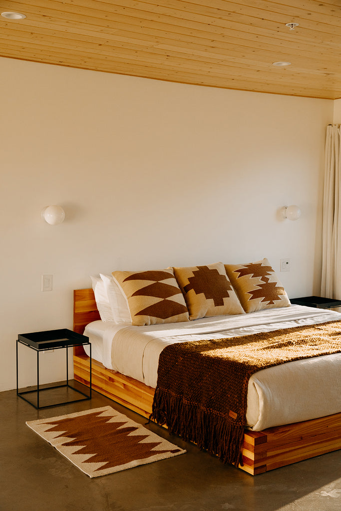 Southwest Cushion #3 | Straw, Natural & Chestnut