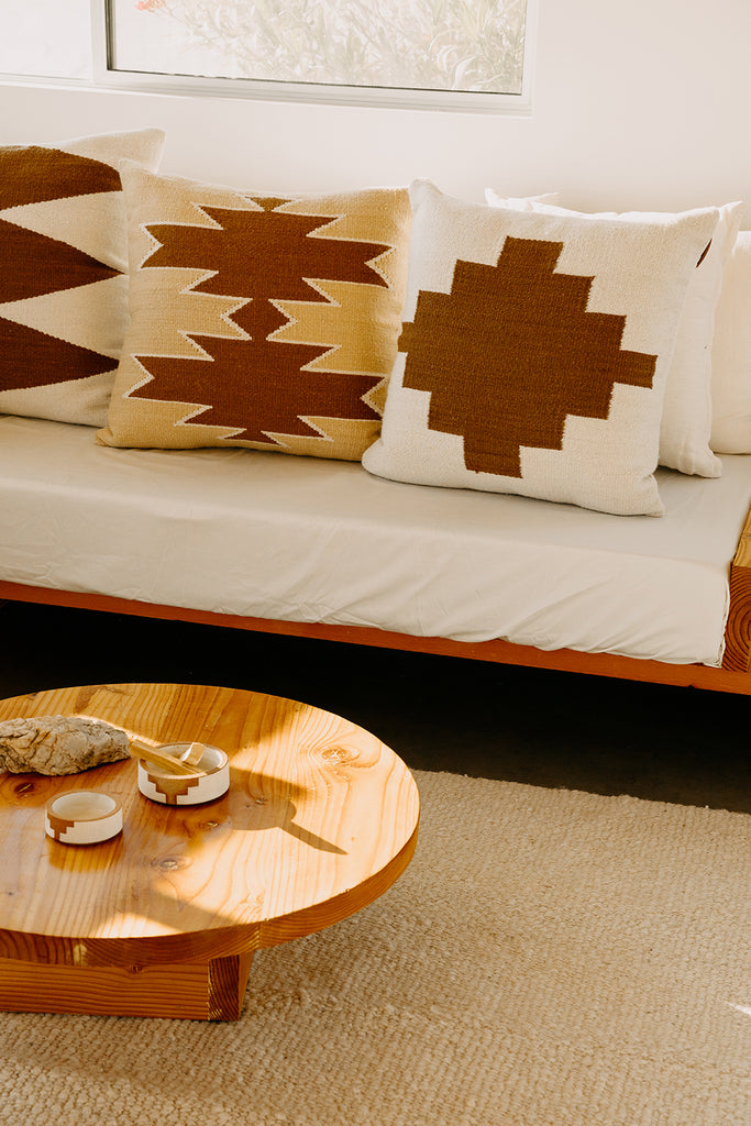 Southwest Cushion #1 | Natural & Chestnut