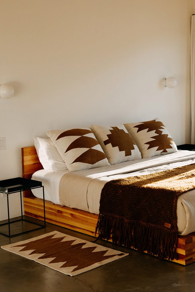 Southwest Cushion #1 | Natural & Chestnut