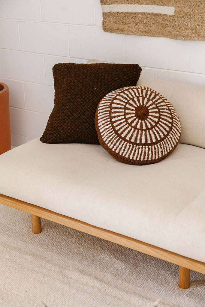 Sierra Cushion | Rust & Natural