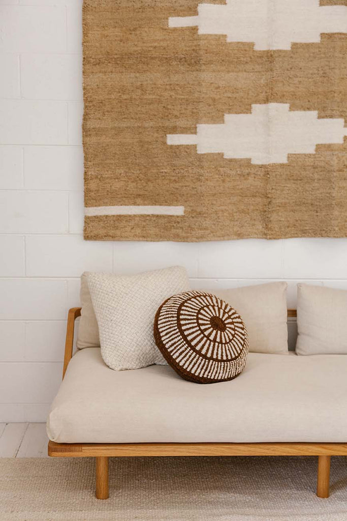 Sierra Cushion | Rust & Natural