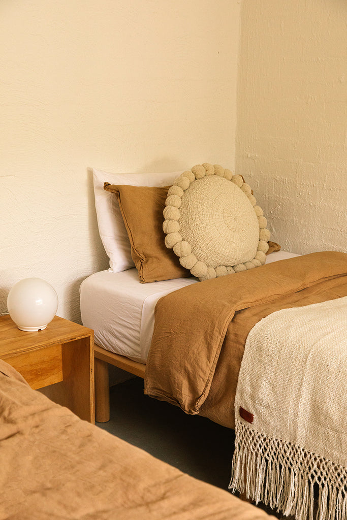 Classica Pom Pom Cushion #1 Large | Natural