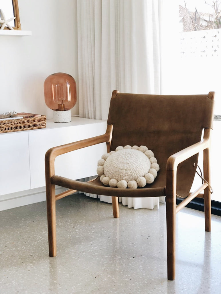 Classica Pom Pom Cushion #1 Mini | Natural