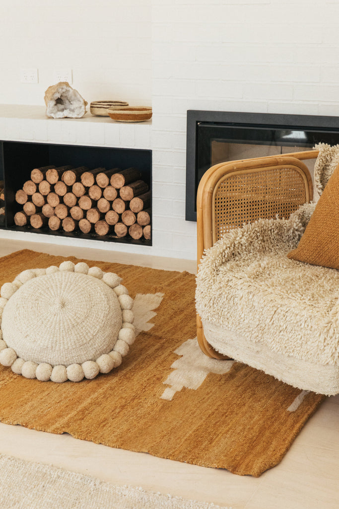 Classica Pom Pom Cushion #1 Large | Natural
