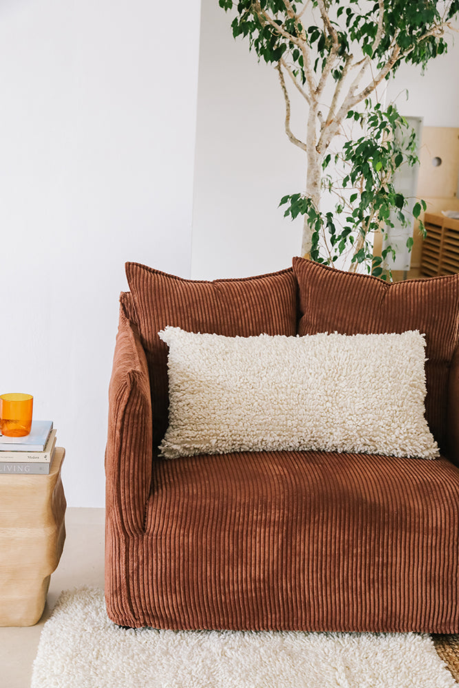 Textural Lumbar Cushion | Natural